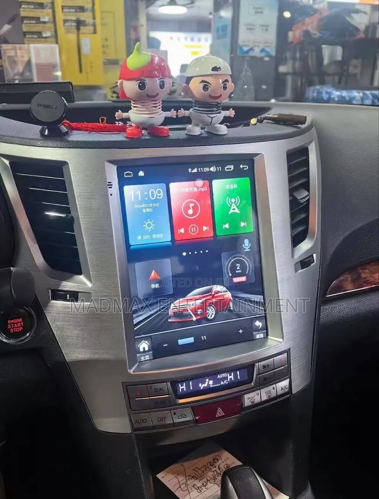 Subaru Legacy/Outback Infotainment Tesla Android Radio 2010+
