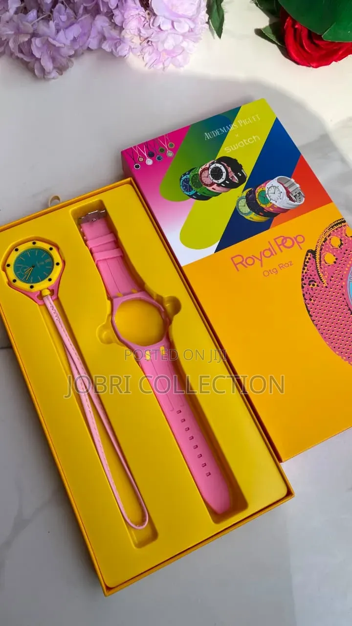 Trendy AP X Swatch Royal Pop Wrist Watch
