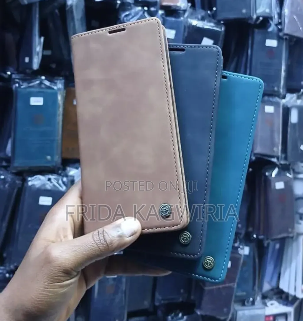 Infinix Hot 70 Caseme Leather Flip Cover With Kickstand