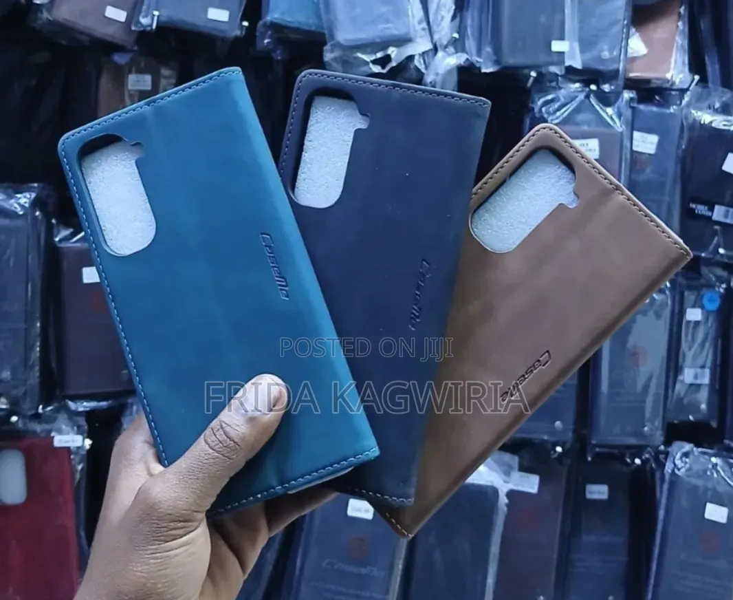 Infinix Hot 70 Caseme Leather Flip Cover With Kickstand