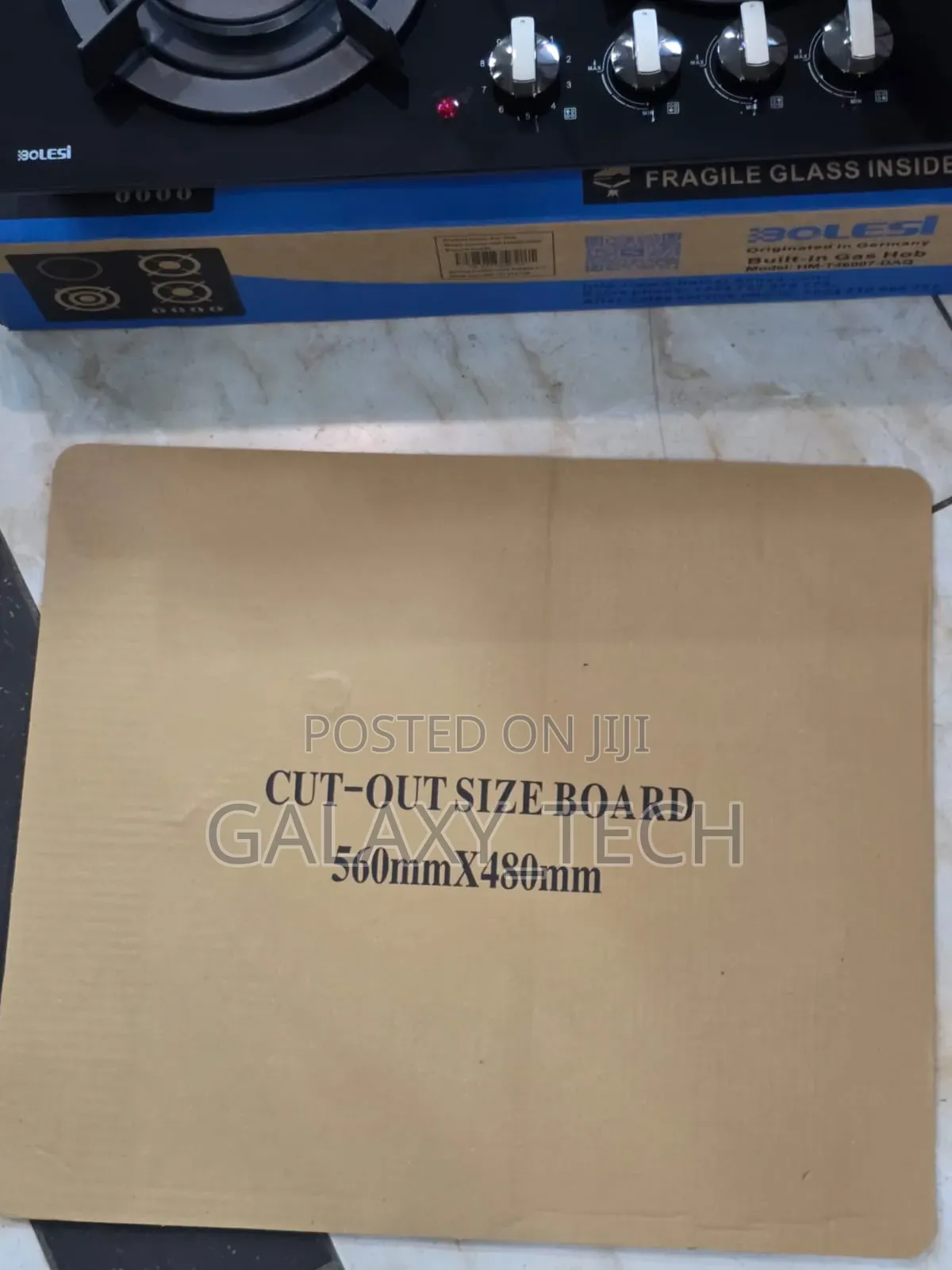 BOLESI Built-in Gas Hob - 3 Gas + 1 Electric Hotplate