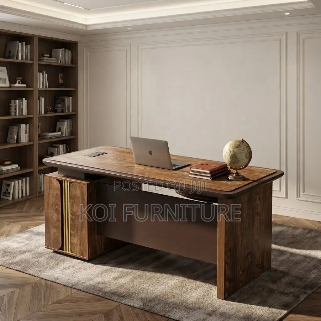 Office Desk; Golden 1.2 Meters Executive Home Office Laptop Desks