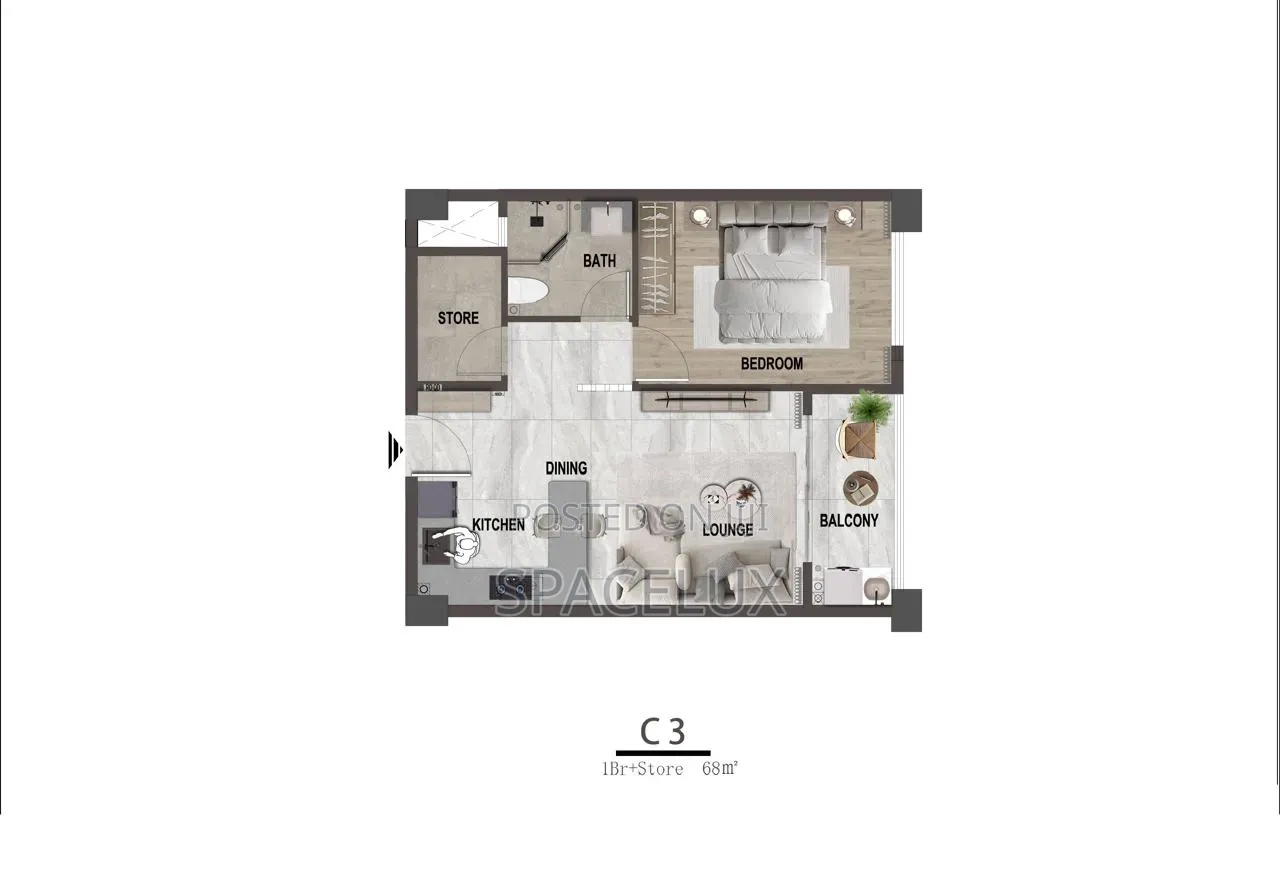 3bdrm Apartment in Versailles, Kileleshwa for sale
