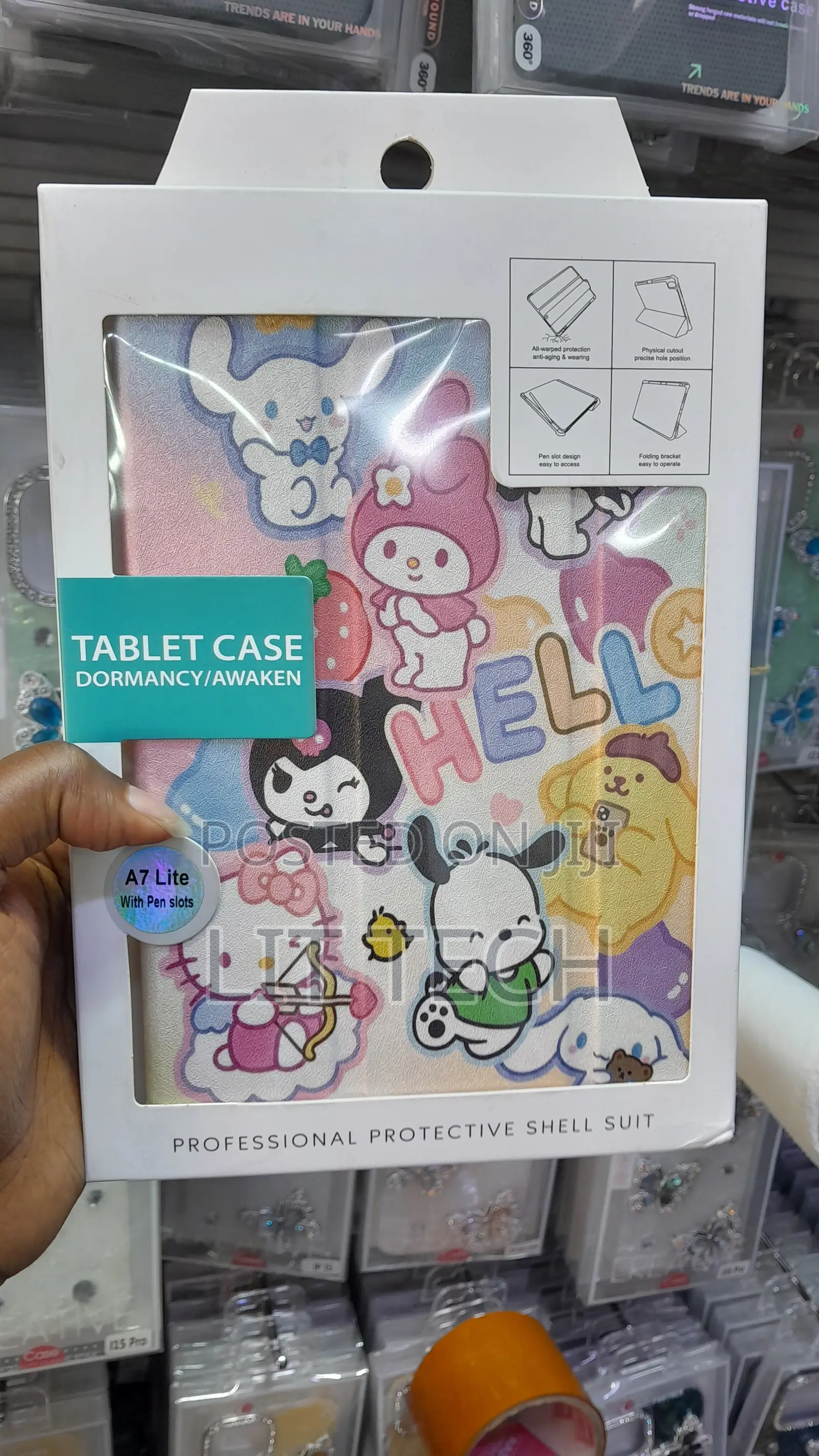Cartoon-Themed Cover for Samsung Galaxy Tab A7 Lite
