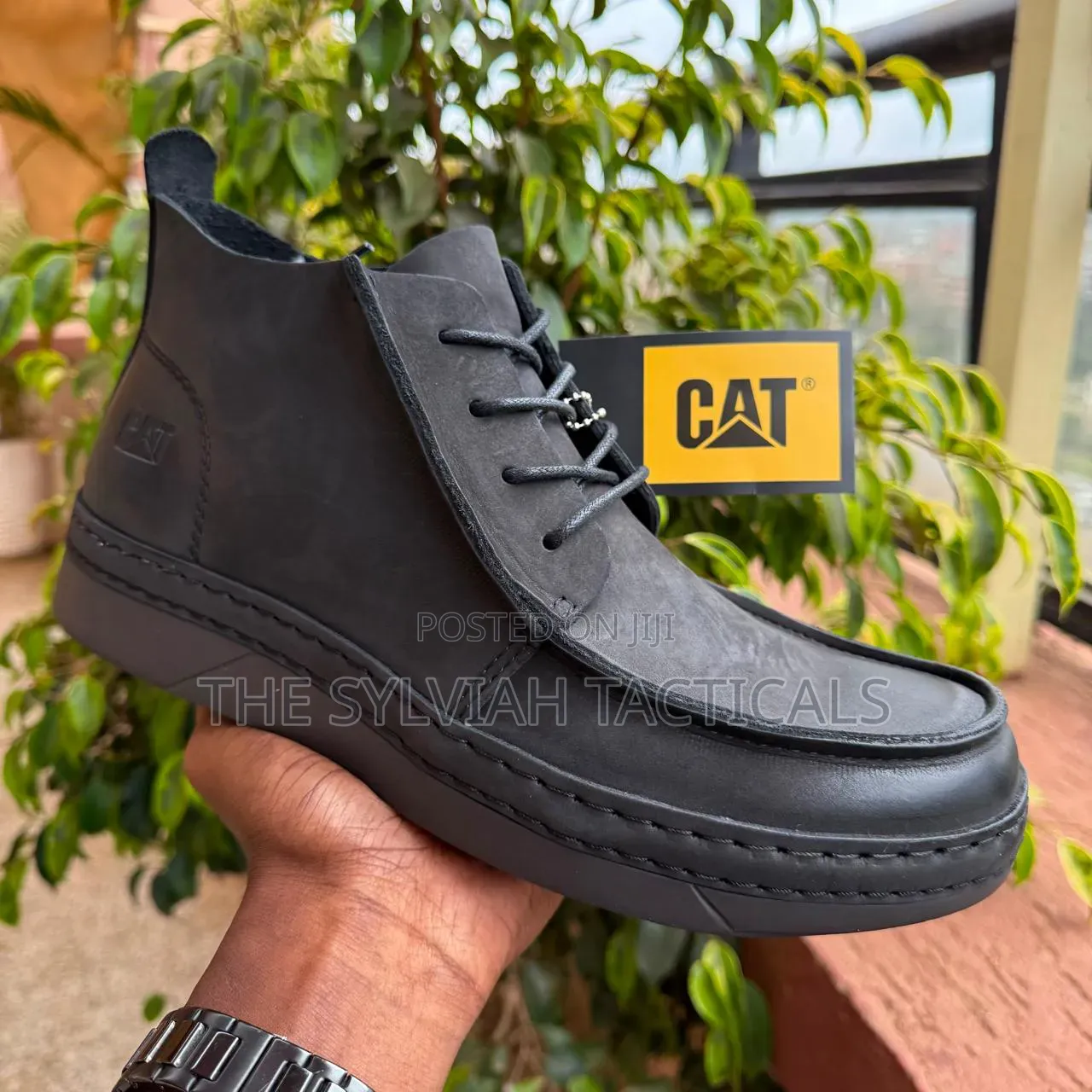 Original Smart Casual Semi Official Leather Men's CAT Shoes