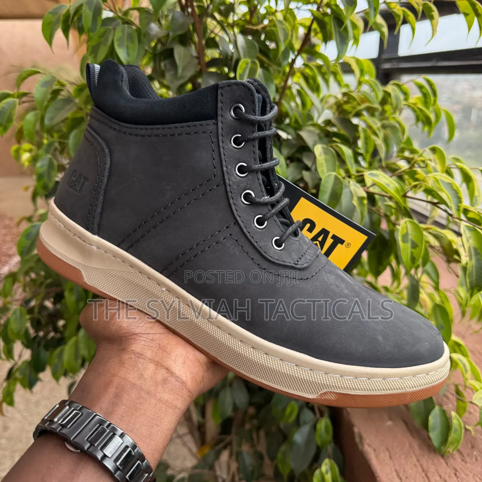Original Smart Casual Semi Official Leather Men's CAT Shoes