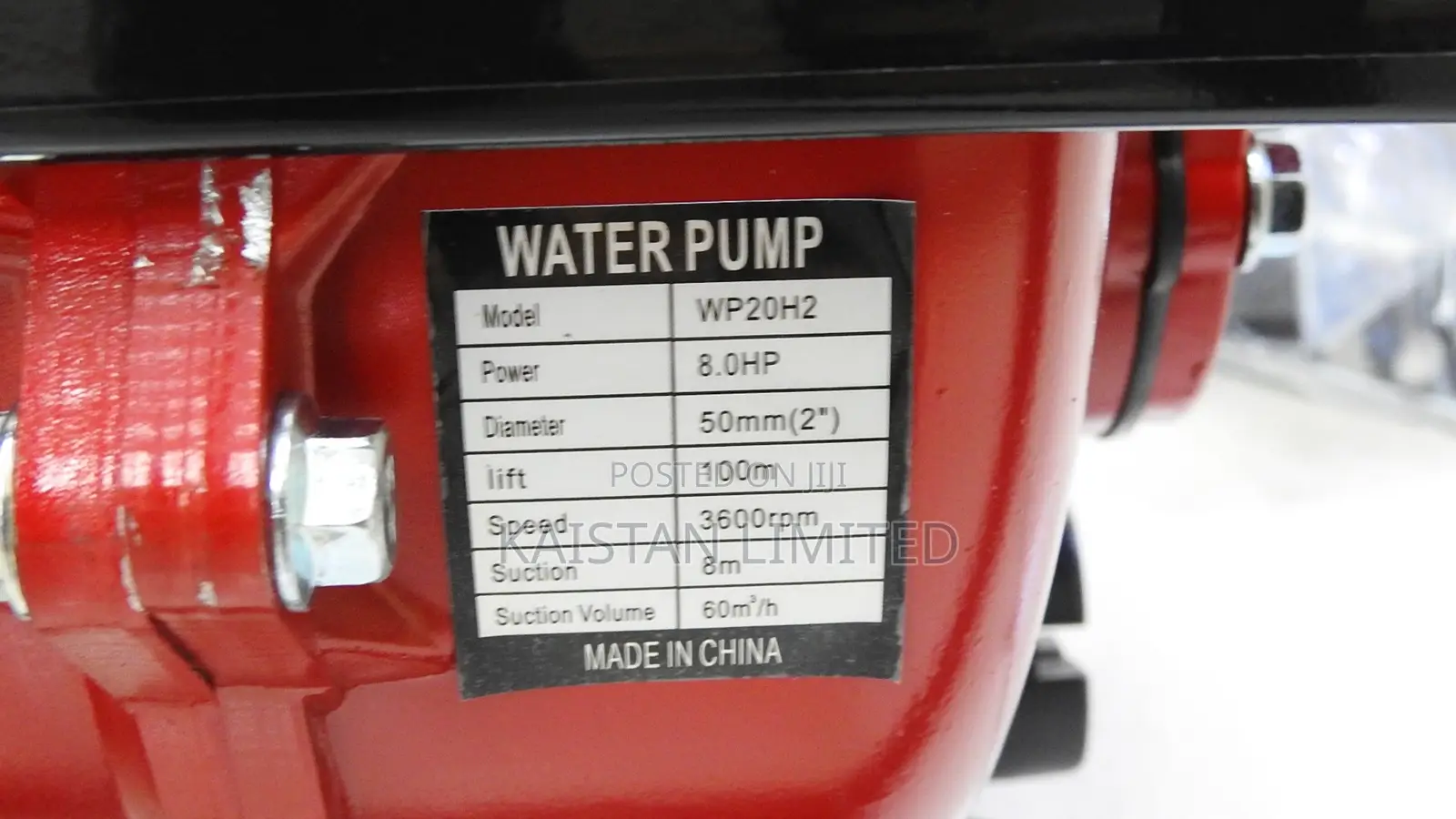 High Pressure Water Pump 7.5HP 2 Inch
