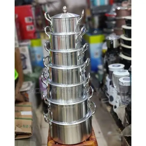 TORNADO Tc 14-PCS Stainless Steel Cooking Pot Set