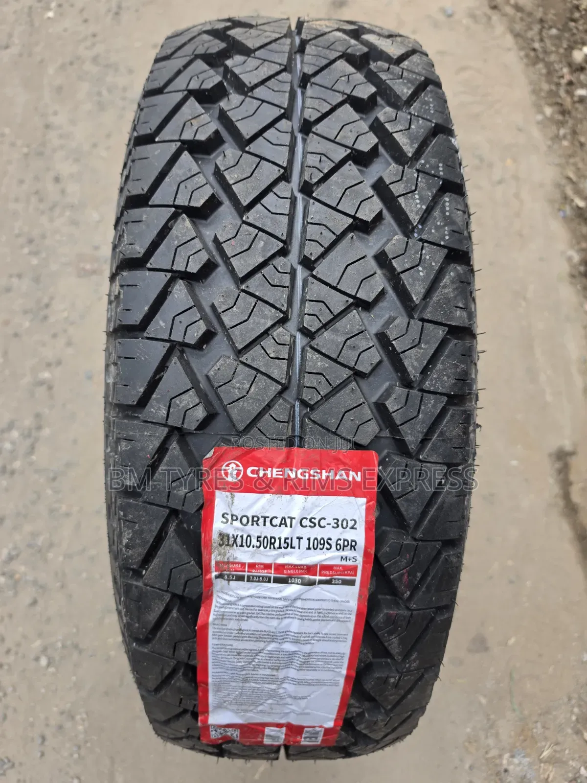 31x10.50r15 Chengshan Tires (All Terrain)