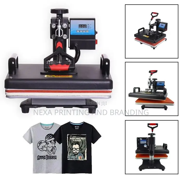 8 in 1 T-Shirt, Mug, Cap and Plate Heat Press Machine Combo