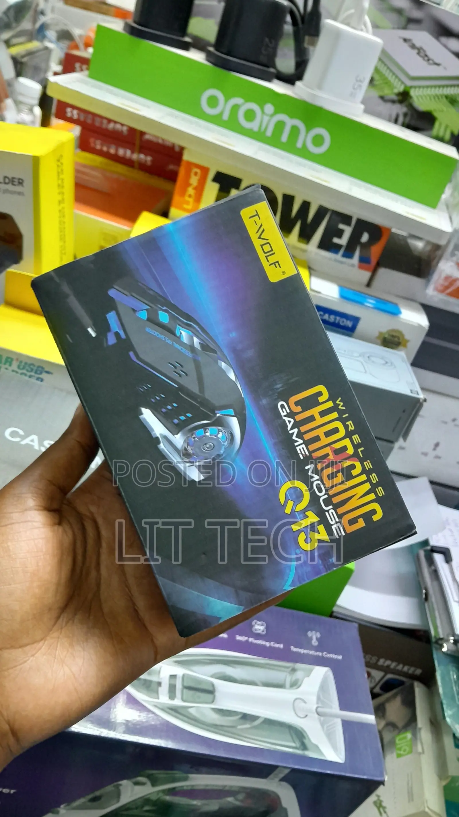 T-Wolf Q13 Wireless Charging Game Mouse