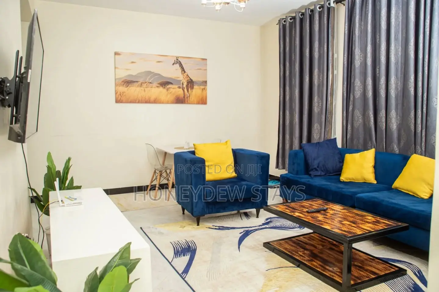 Furnished 1 Bedroom Apartment for Airbnb Stays in Milimani Nakuru