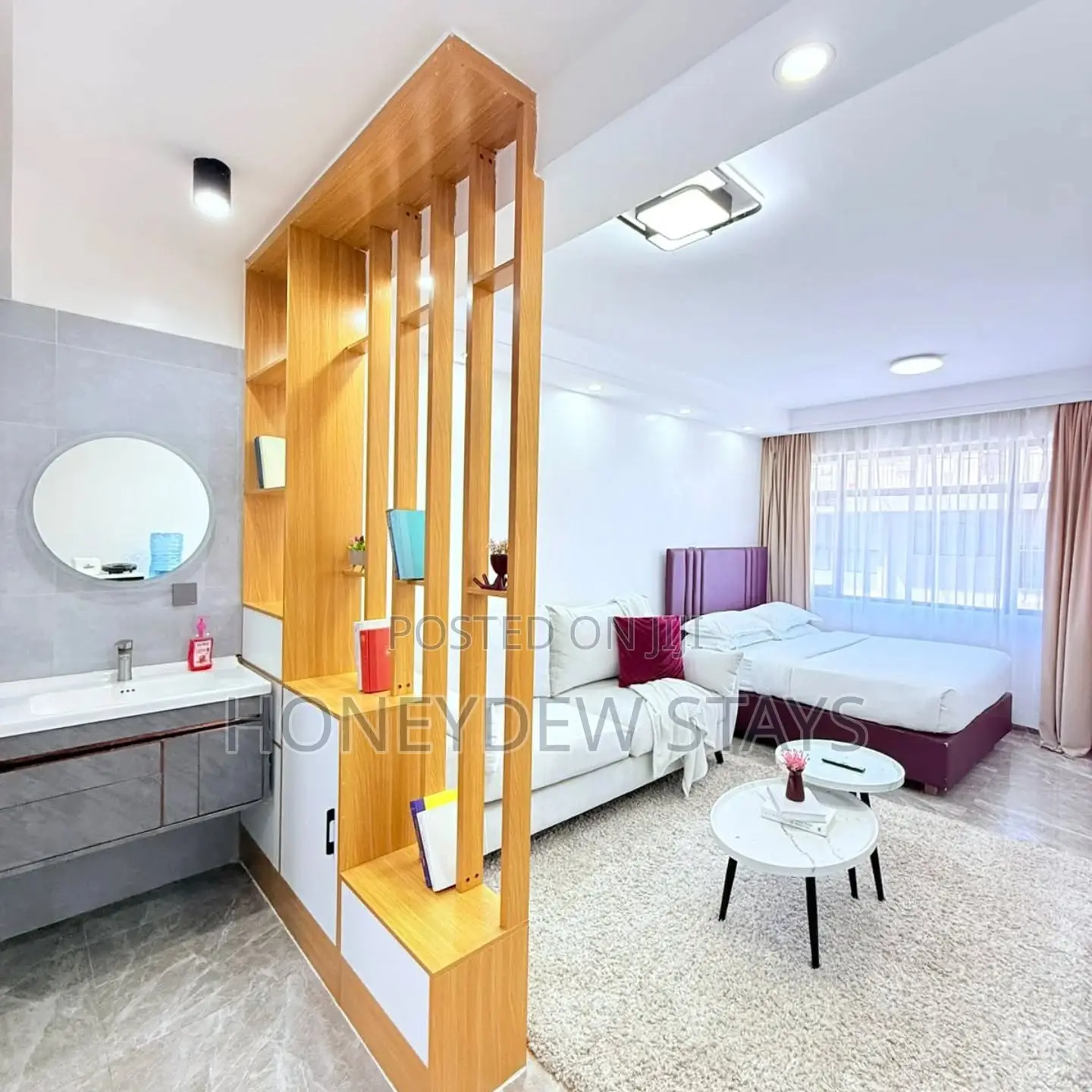 Executive Furnished Studio Apartment for Airbnb Stays in Kilimani