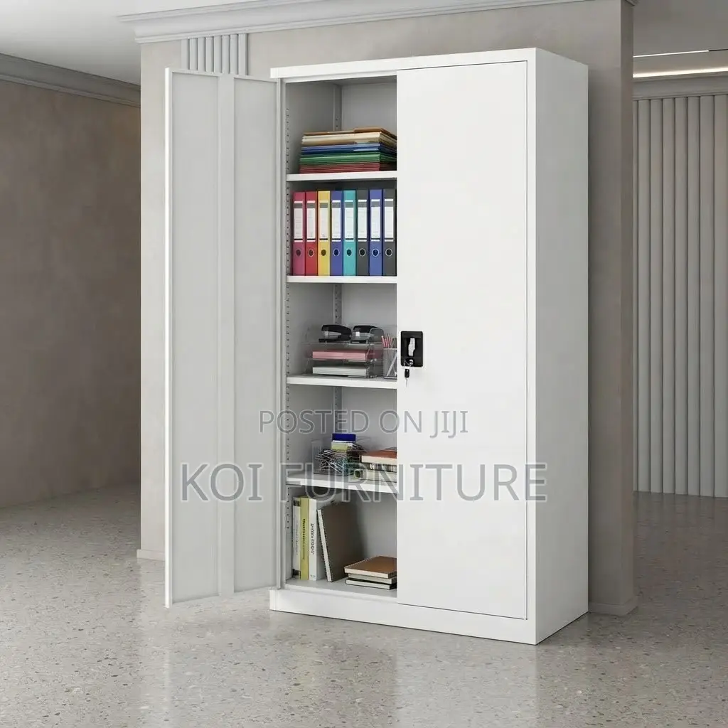 Office Cabinet; Stainless Executive Two Large Doors Office Cabinet