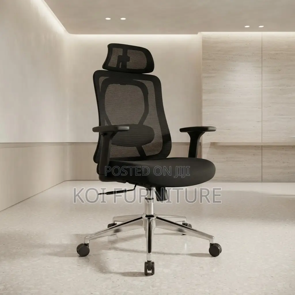 Office Chairs; Ergonomic Reclining Fabric High Office Executive Chair