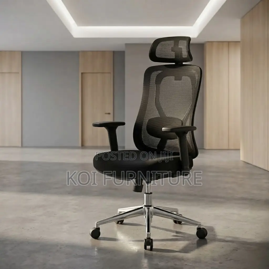 Office Chairs; Ergonomic Reclining Fabric High Office Executive Chair