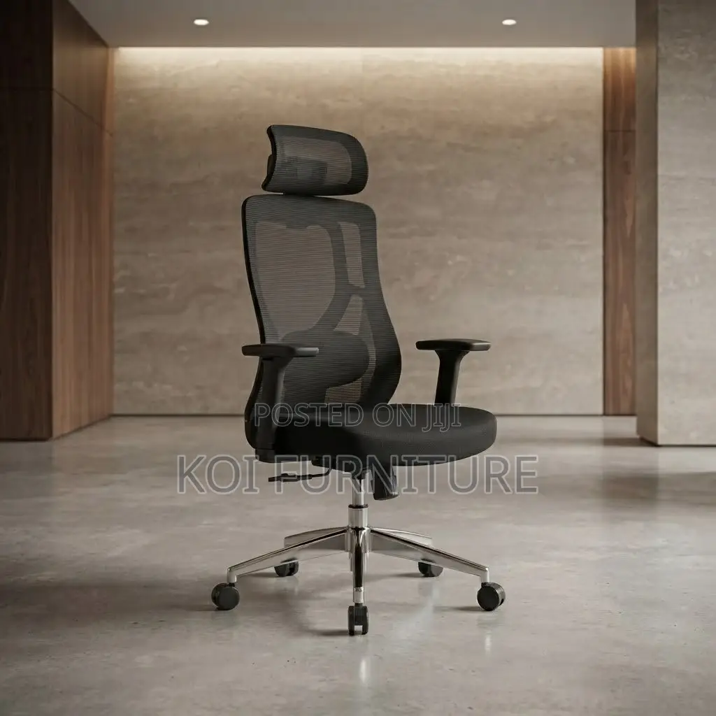 Office Chairs; Ergonomic Reclining Fabric High Office Executive Chair