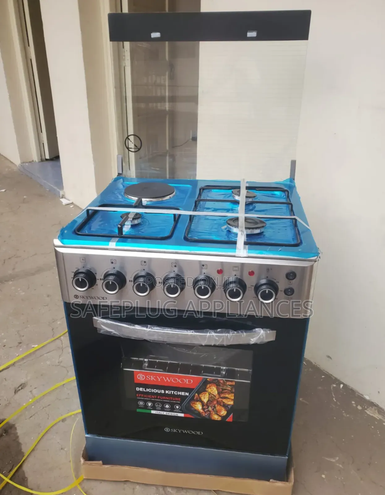 Skywood 50x55 3+1 Standing Cooker With Electric Oven