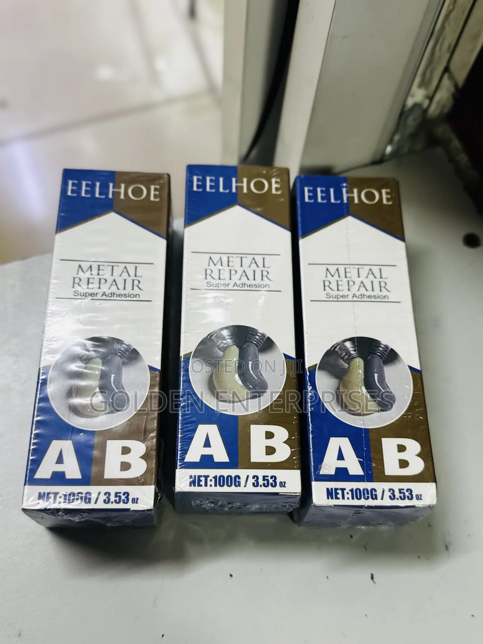 Eelhoe Metal Repair AB Glue - Super Adhesion Permanent Bond (100g)