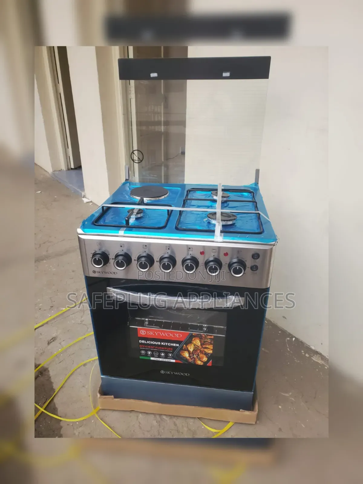 Skywood 50x55 Gas and Electric Cooker With 1-Year Warranty