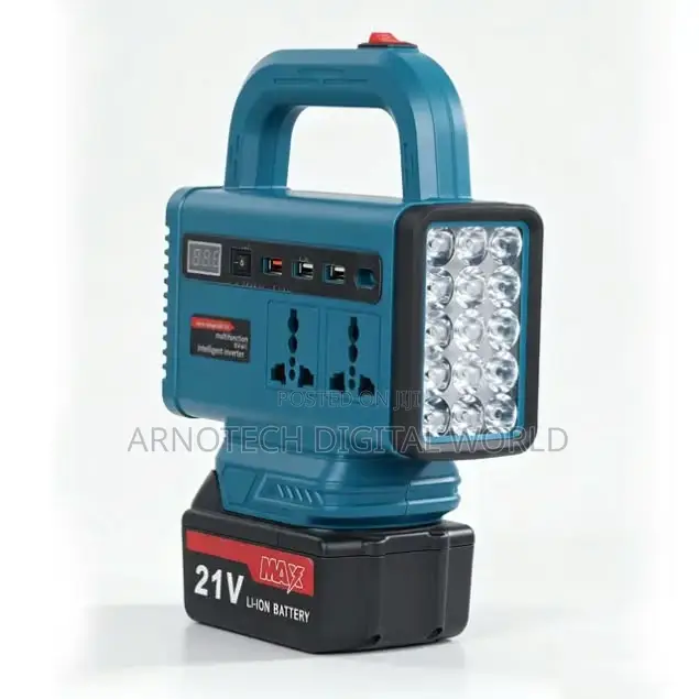 Multi-Function Portable Intelligent Power Inverter+1Battery + Charger