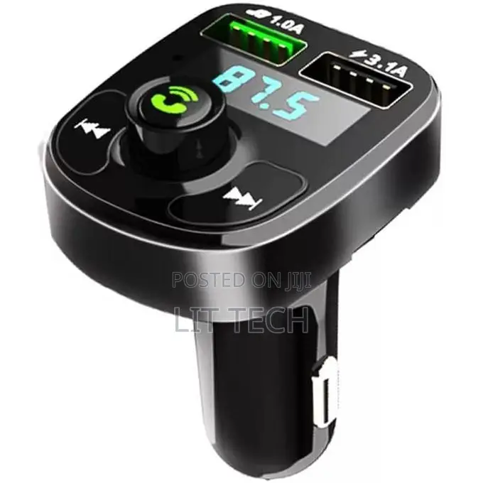 X8 Multifunction Wireless Car MP3 Player, Bluetooth and Charger