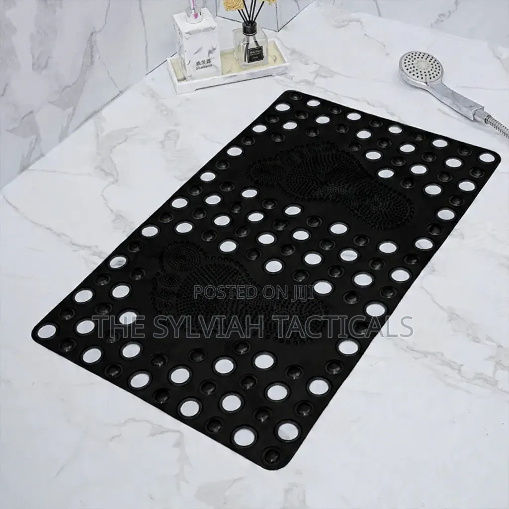 *Foot-Shaped Bathroom Mat - Anti-Slip Silicone Bath Mat With Strong