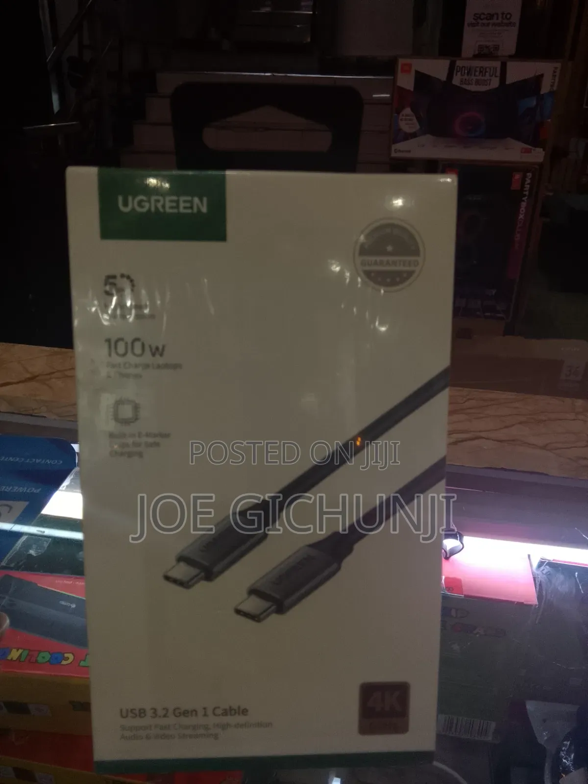 UGREEN USB 3.2 Gen 1 Type-C to Type-C 100W Cable (5Gbps & 4K at 60Hz)