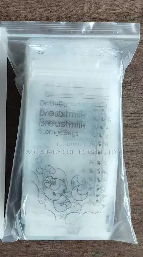 Dr. DuDu Breast Milk Storage Bags 220ml – 50 Pieces, BPA-Free