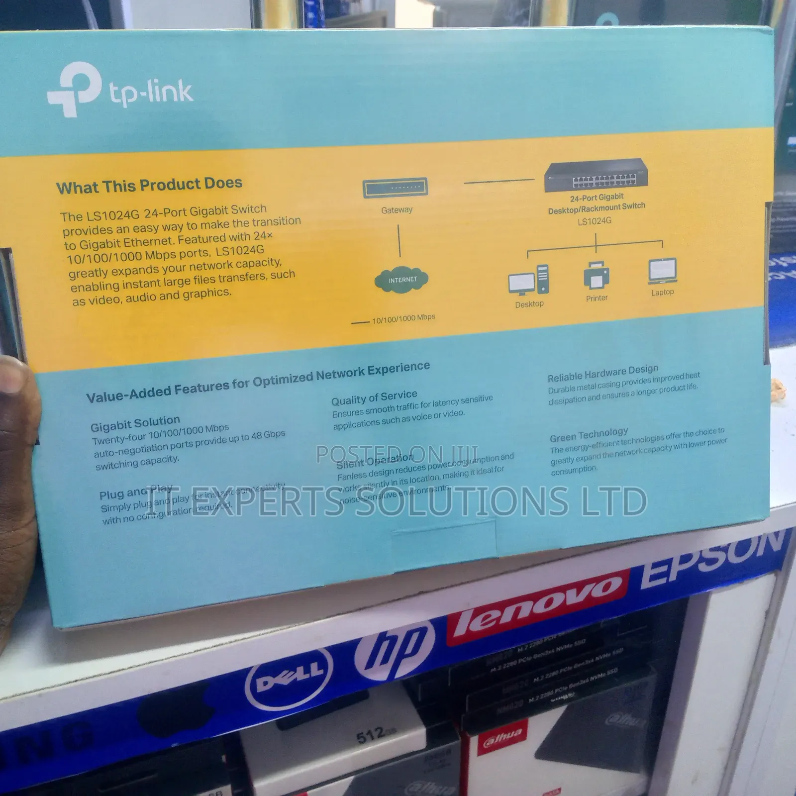 Tp Link 24 Port Ls1024G Gigabit Switch