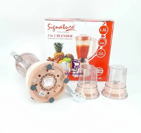 Signature Blender 3 in 1 With Grinder - 1.5 Litres - Classic Cream