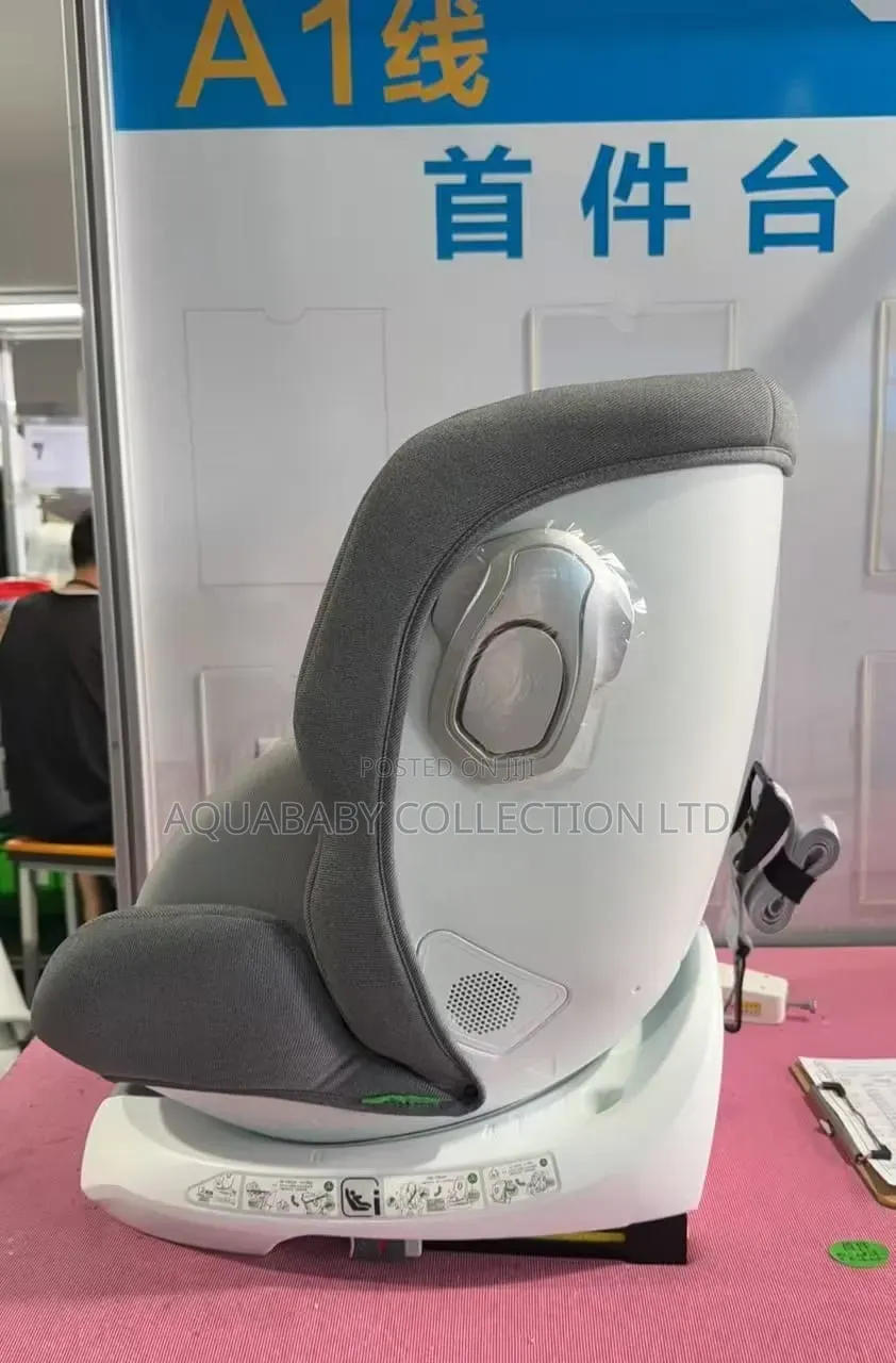 CarMind 360° Rotating ISOFIX Baby Car Seat 0–36kg – Grey