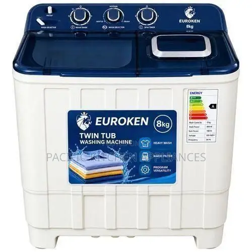 Euroken 12kg Twin Tub Washing Machine Semi Automatic