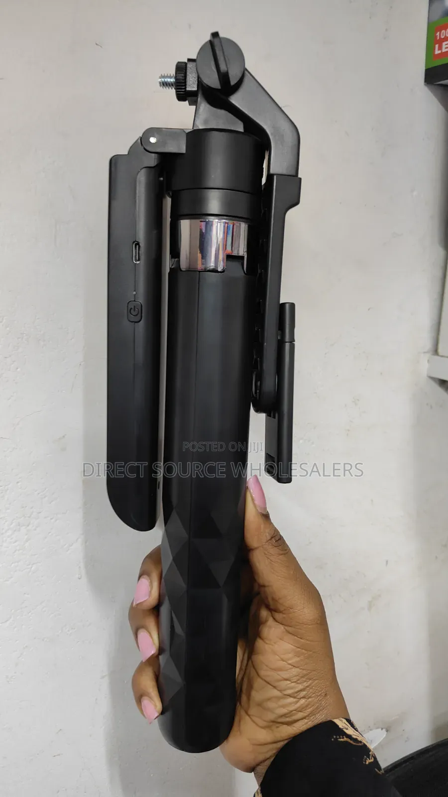PLOKAMA AI Tripod, AI Selfie Stick, Face Tracking Tripod, LED Light