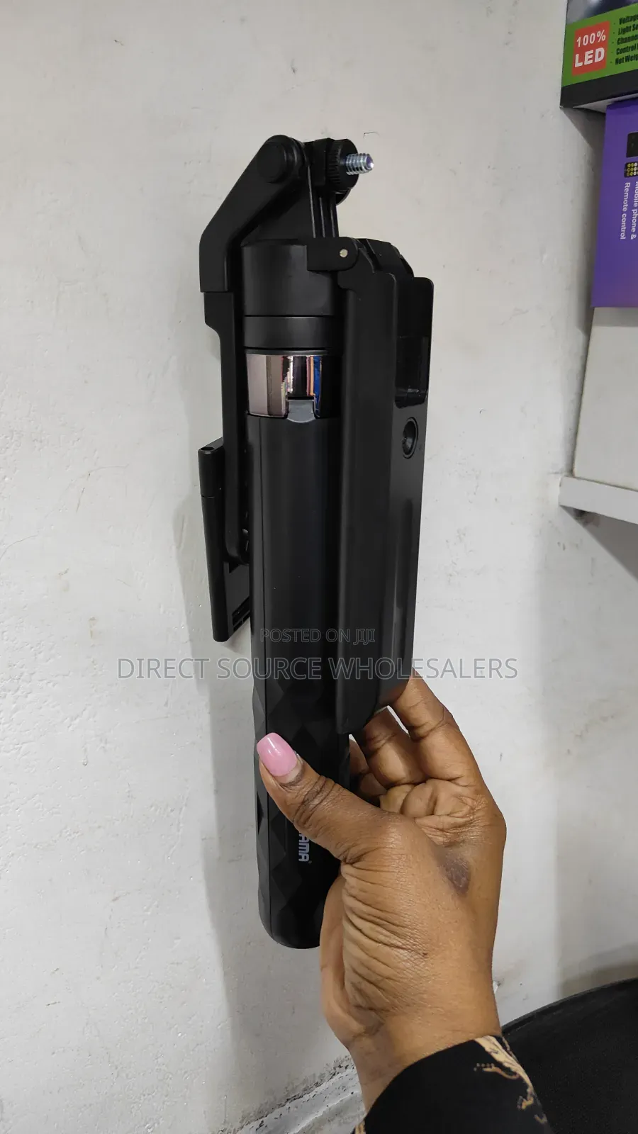 PLOKAMA AI Tripod, AI Selfie Stick, Face Tracking Tripod, LED Light