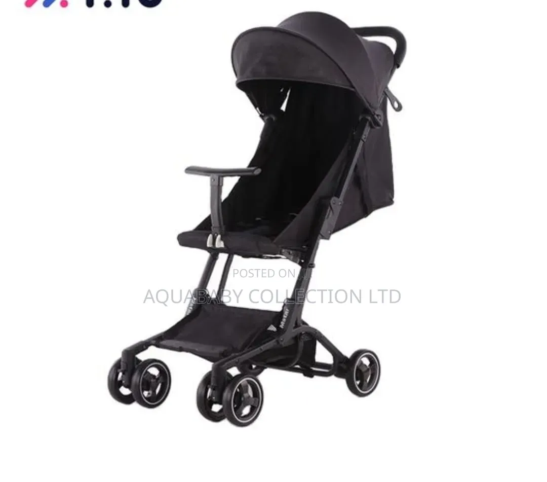 Black Lightweight Compact Folding Travel Baby Stroller