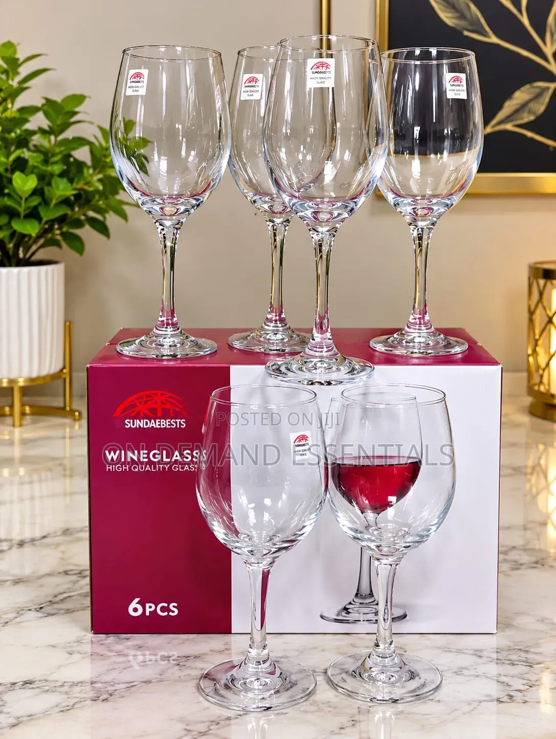 Long Wine Glass Capacity:300 Ml