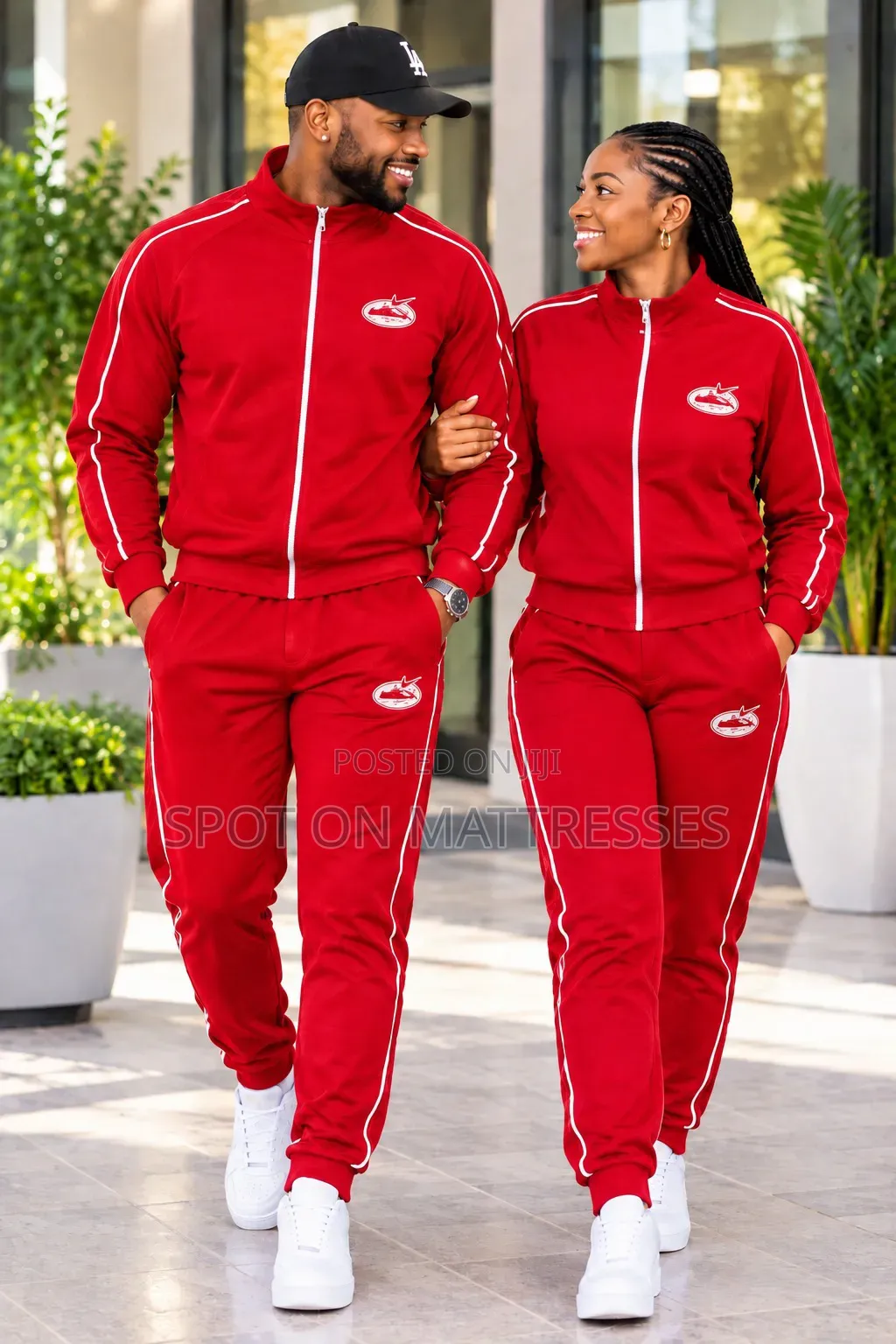 Premium Cotton Designer Tracksuits. Sizes L-3xl. Suitable for Couples.