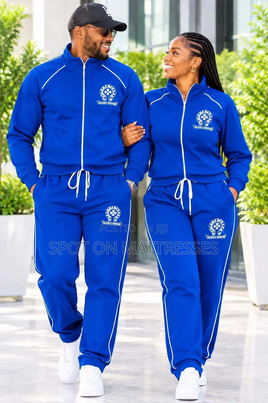 Premium Cotton Designer Tracksuits. Sizes L-3xl. Suitable for Couples.