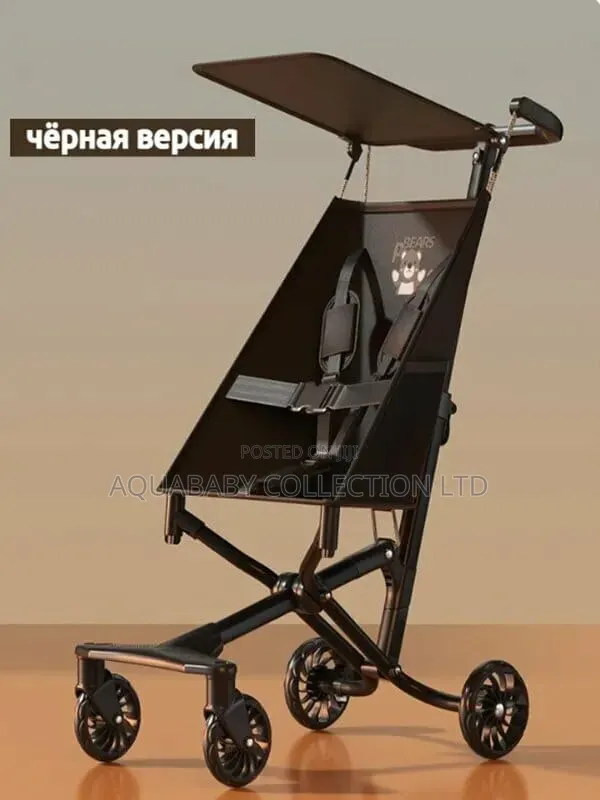 Ultra-Lightweight Compact Folding Pocket Baby Stroller – Black
