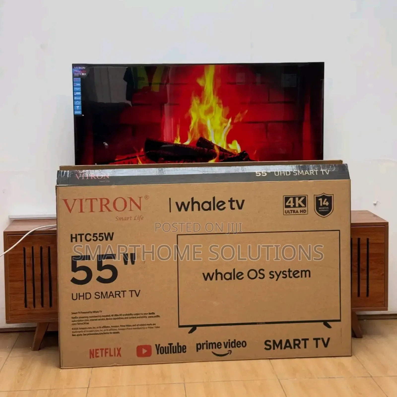 Vitron 55" Whale OS Smart UHD 4K TV