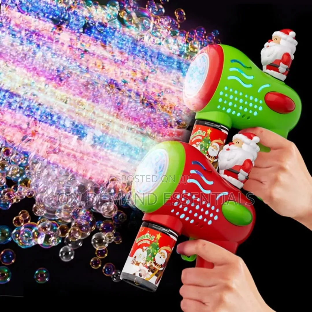 Christmas Themed Bubble Gun