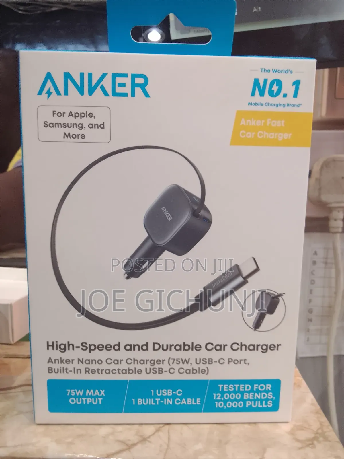 This Package Contains an Anker Nano Car Charger