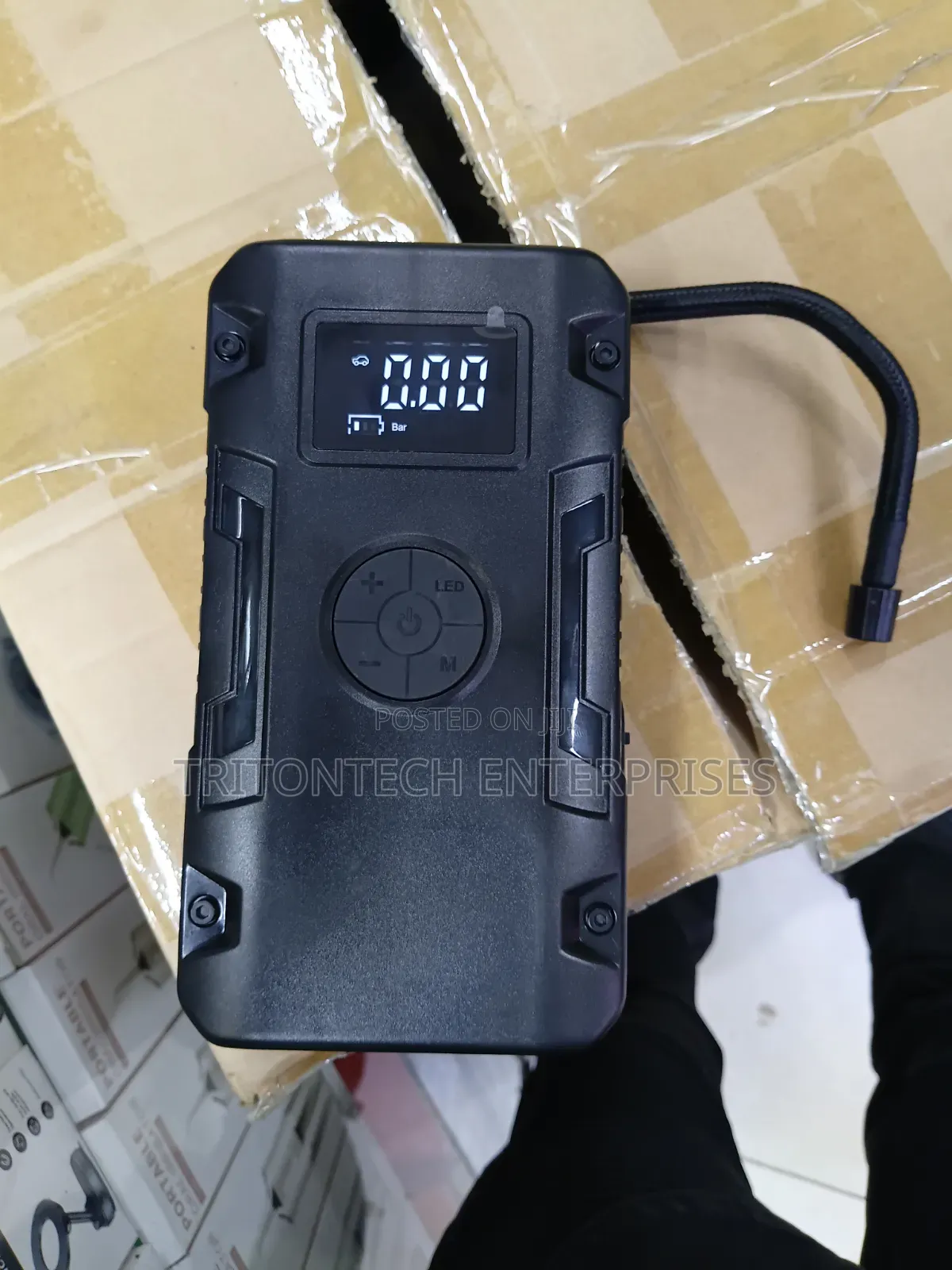 4-in-1 Ultimate Vehicle Rescue System Jump Starter + Inflator