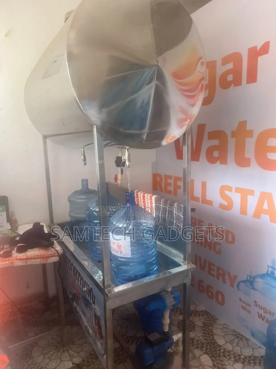 3 Taps Water Refilling Station