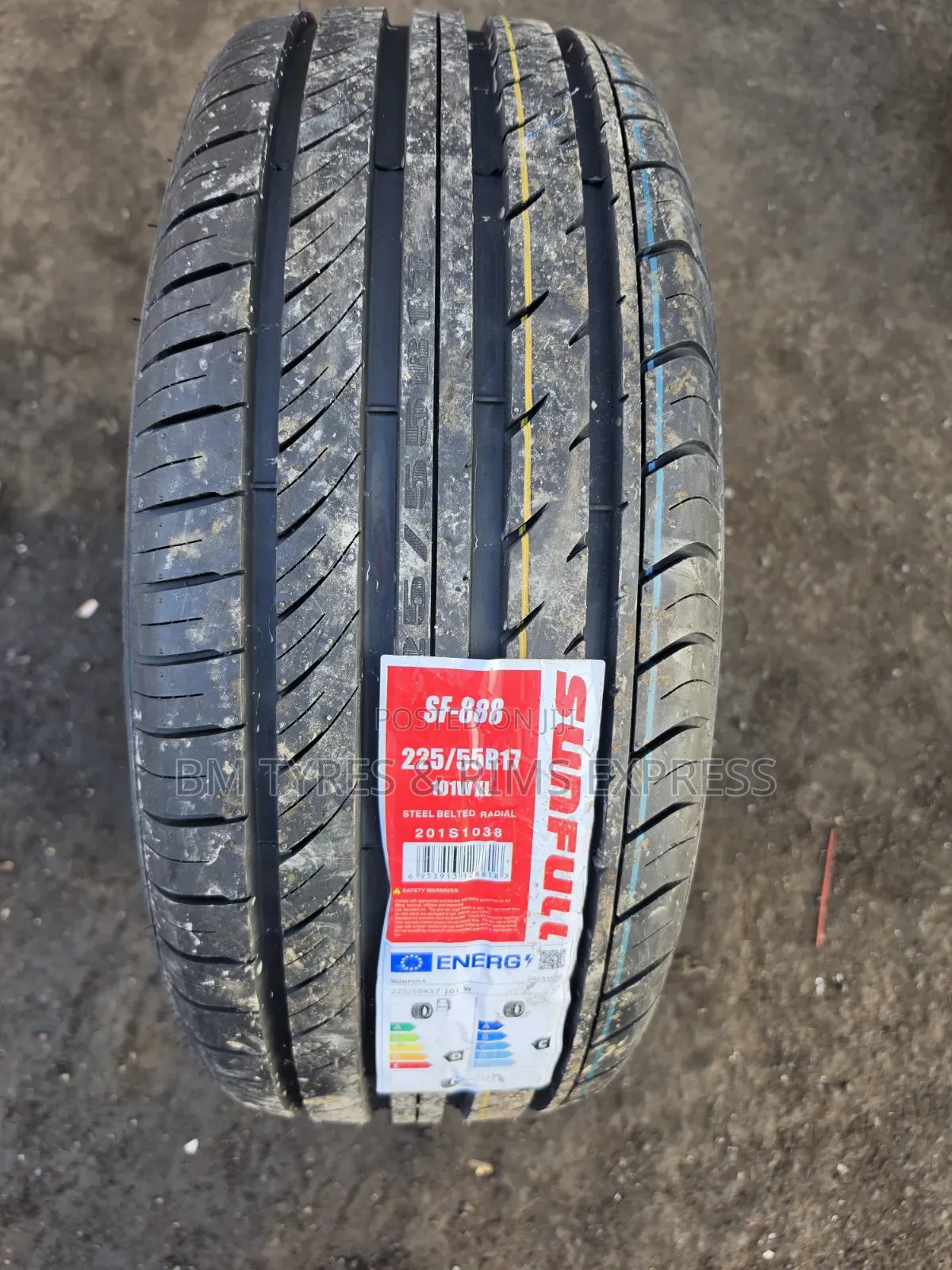 225 /55 R17 Sunfull Tires