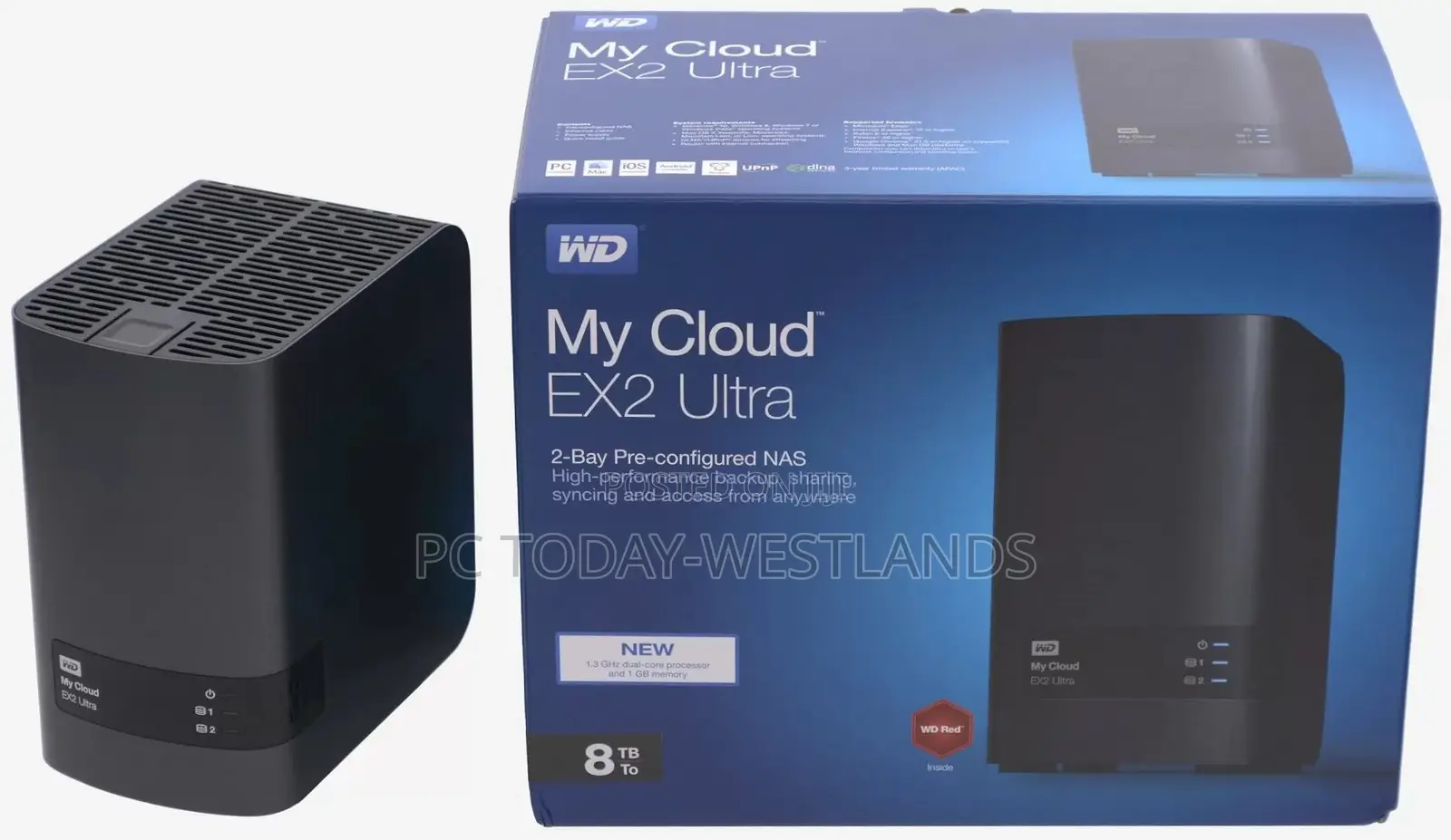 Western Digital (Wd )My Cloud Expert Series 8tb Ex2 Ultra 2-Bay Nas