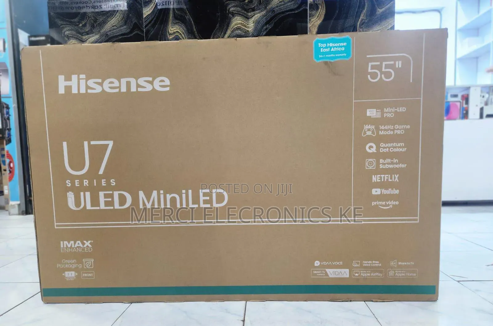 Hisense 55 Inch TV ULED Smart 4K 55U7NKEN