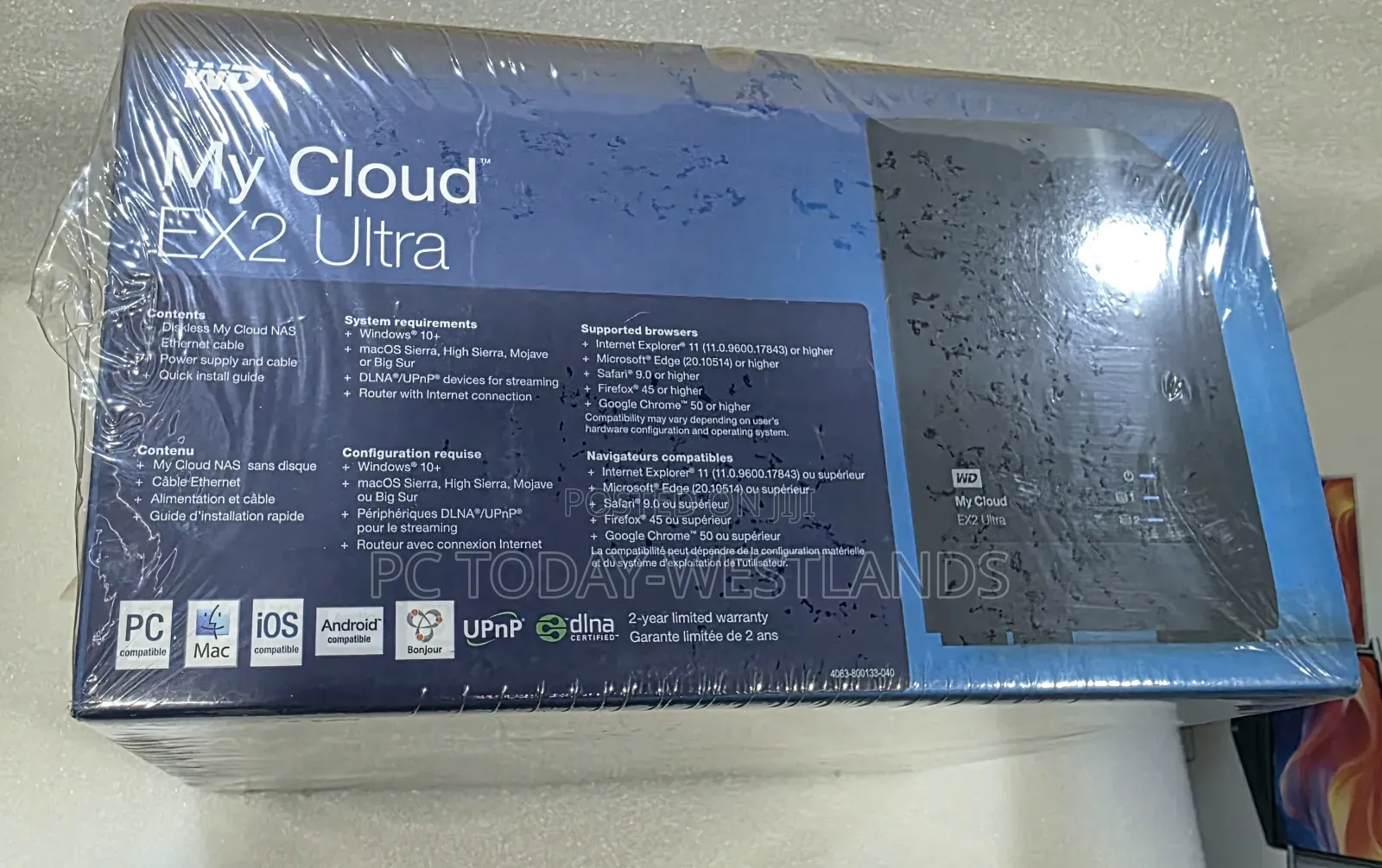 Western Digital (Wd )My Cloud Expert Series 8tb Ex2 Ultra 2-Bay Nas