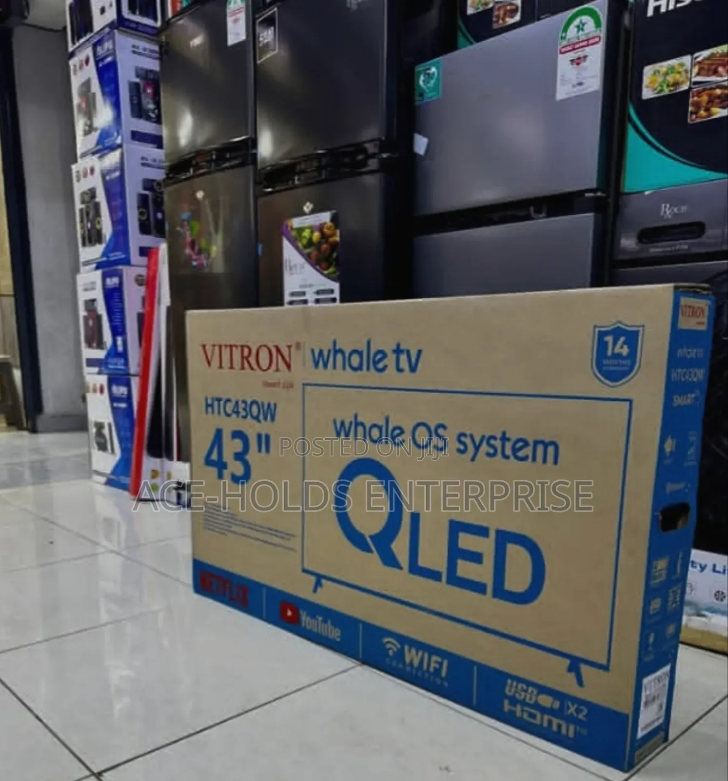Whale Os - Vitron 43" Smart Qled HTC43QW Android Version